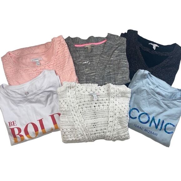 BUNDLE 6 Shirts Tops Size 3X Variety Isaac Mizrahi READ - Picture 1 of 13